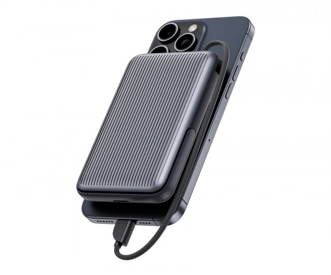 Портативная батарея Proove Moon Rock 2 in 1 22.5W 10000mAh (gray)